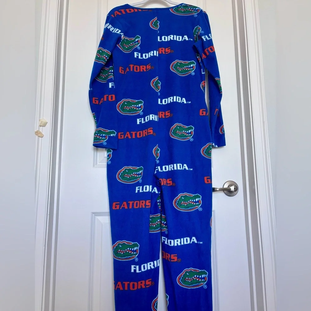 Florida Gators UF Onesie Pajamas Blue Footed Sleepwear College Fan Gear Small